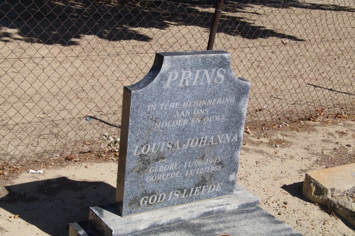 PRINS Louisa Johanna 1905-1988