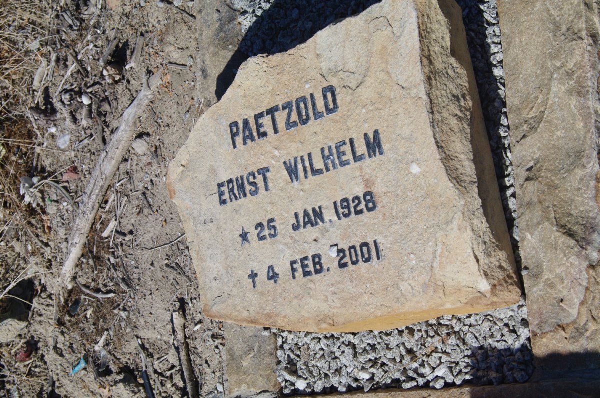 PAETZOLD Emil Ernst 1881-1965 :: PAETZOLD Ernst Wilhelm 1918-2001