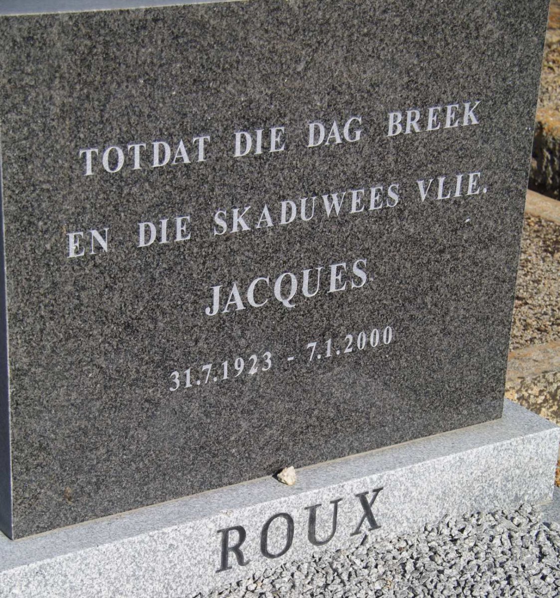 ROUX Jacques 1923-2000