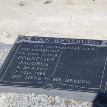 RENSBURG Cornelius Jacobus, van 1927-1996