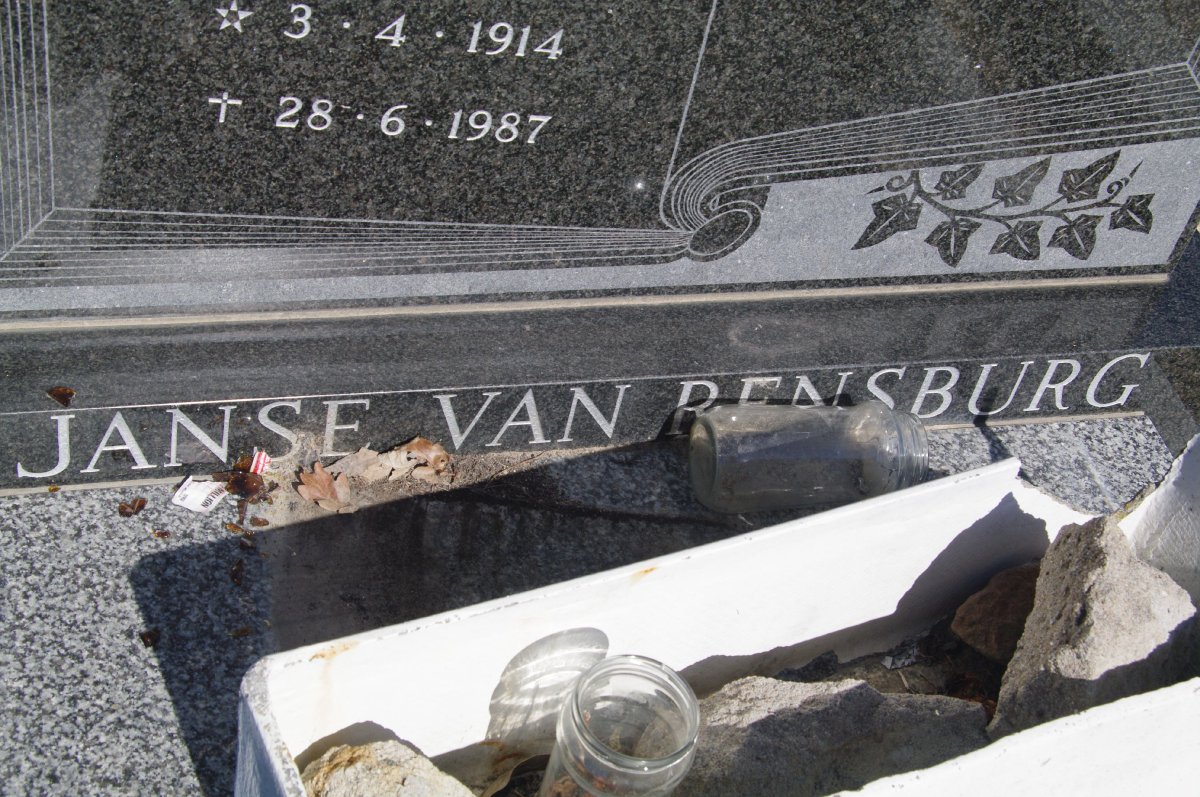 RENSBURG Andries J. Janse van 1914-1987