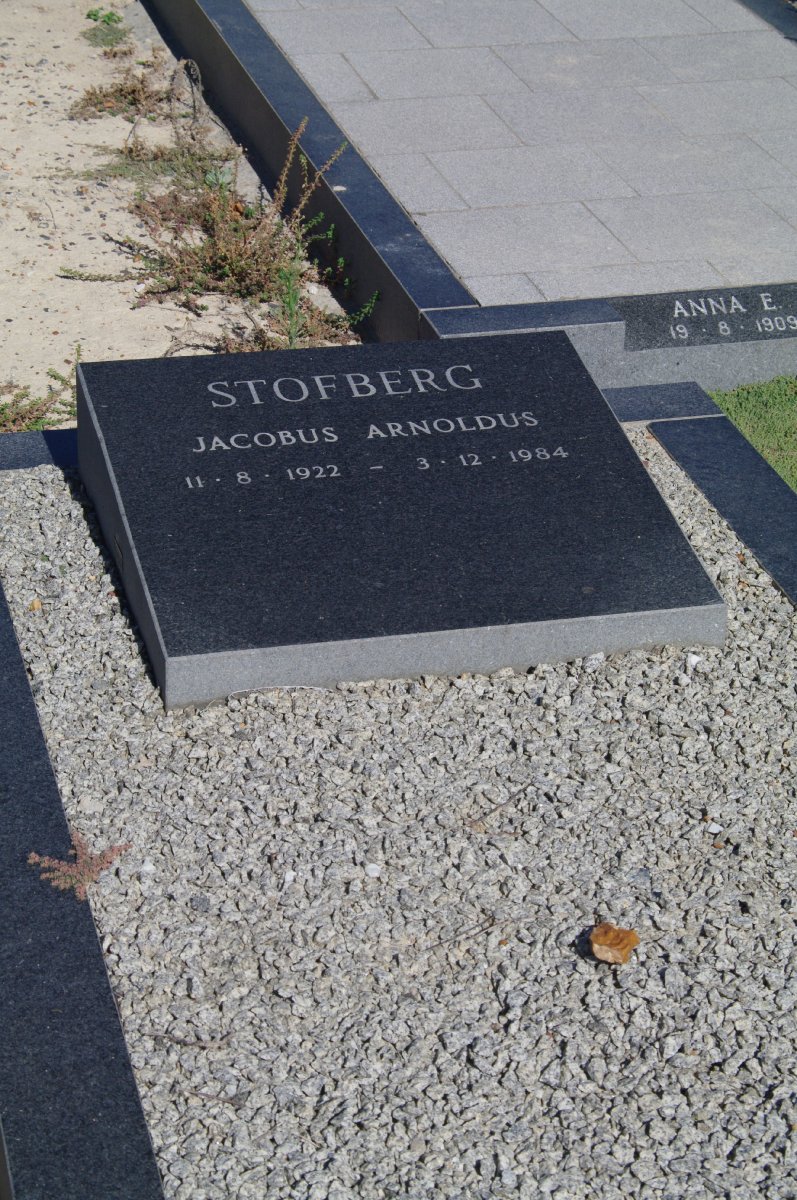 STOFBERG Jacobus Arnoldus 1922-1984