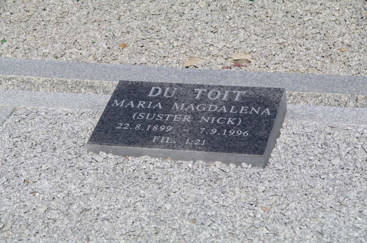 TOIT Maria Magdalena, du 1899-1996