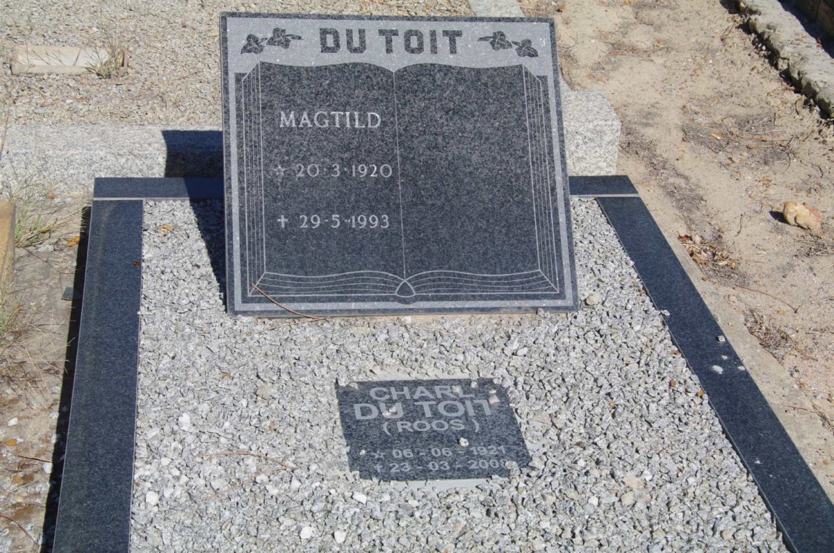 TOIT Charl, du 1921-2000 &amp; Magtild 1920-1993