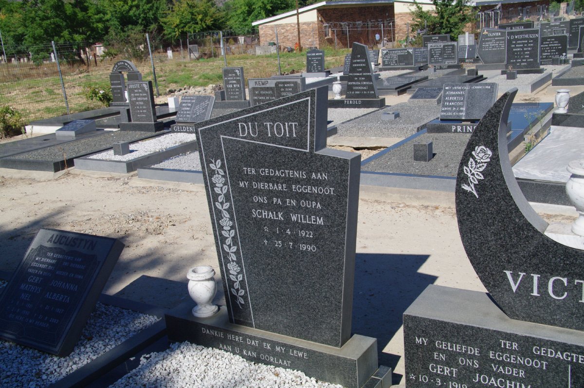 TOIT Schalk Willem, du 1922-1990