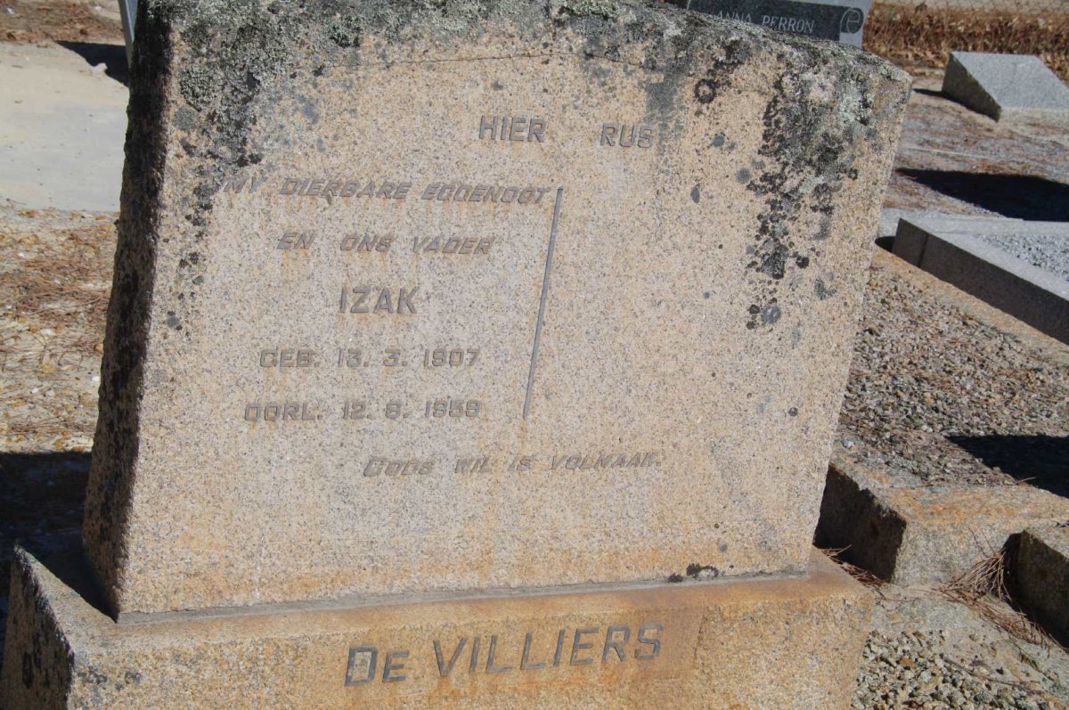 VILLIERS Izak, de 1907-1959