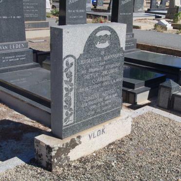 VLOK Pieter Jacobus Conradie 1890-1958 &amp; Justina MALHERBE 1896-1969 