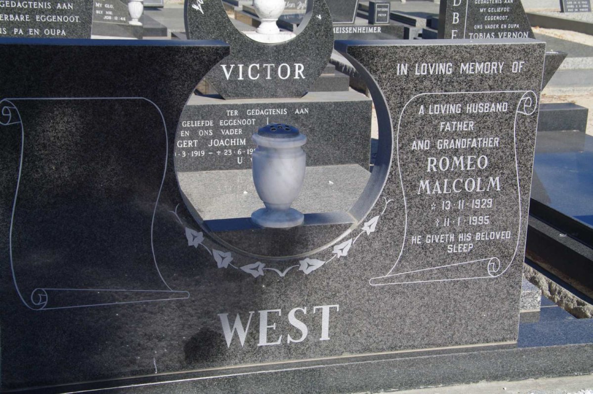 WEST Romeo Malcolm 1929-1995