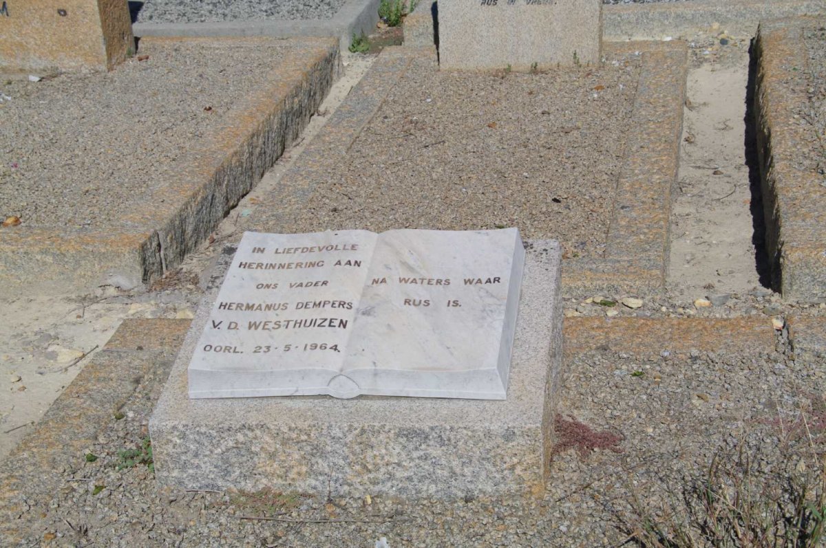 WESTHUIZEN Hermanus Dempers, v.d. -1964