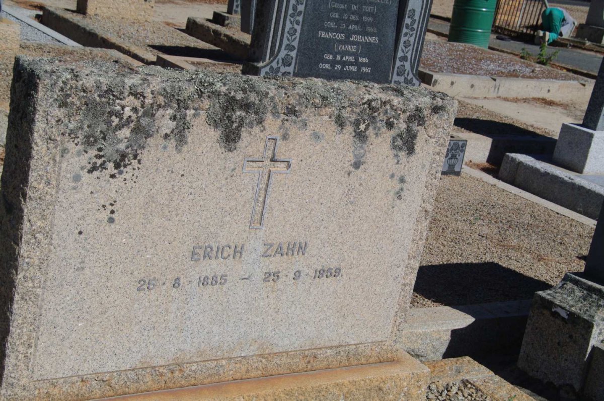 ZAHN Erich 1885-1959