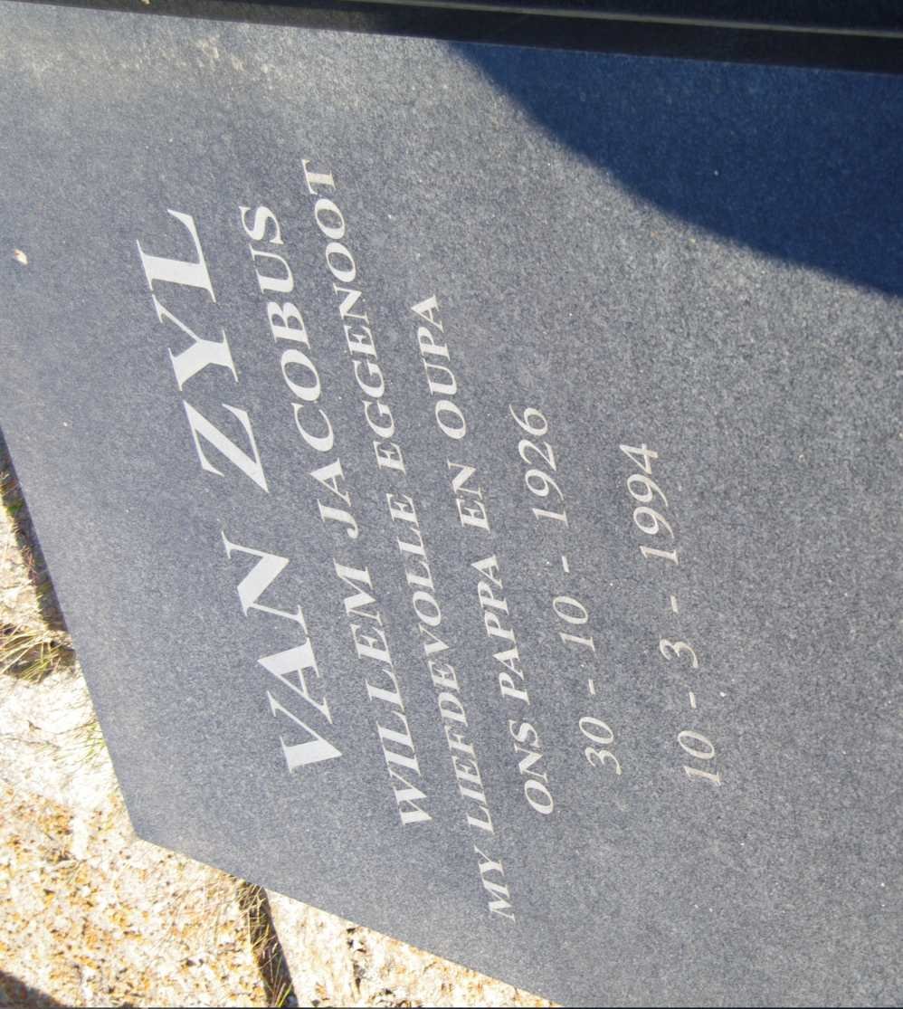 ZYL Willem Jacobus, van 1926-1994