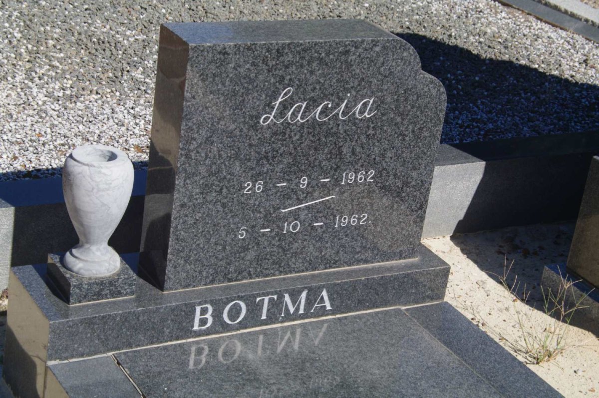 BOTMA Francois Johannes 1913-1999 &amp; Jacoba Fredrika BURGER 1911-1955 :: BOTMA Anna Johanna nee NEL 1926-1994