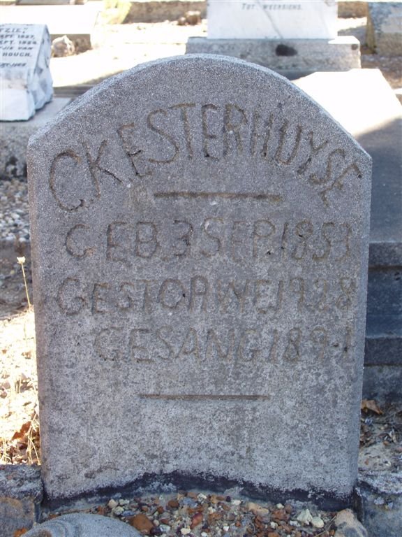 ESTERHUYSE C.K. 1853-1928