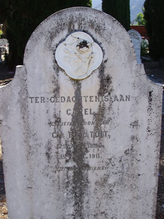 TOIT Carel, du 1892-1911