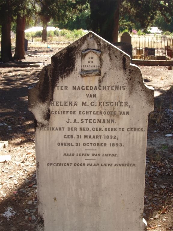 STEGMAN Helena M.C. nee FISCHER 1832-1893