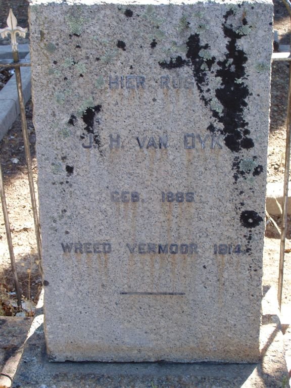 DYK J.H., van 1886-1914