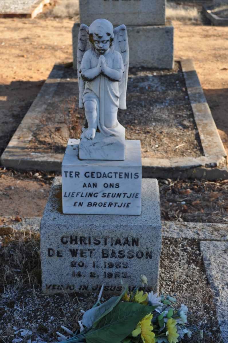 BASSON Christiaan De Wet 1953-1953