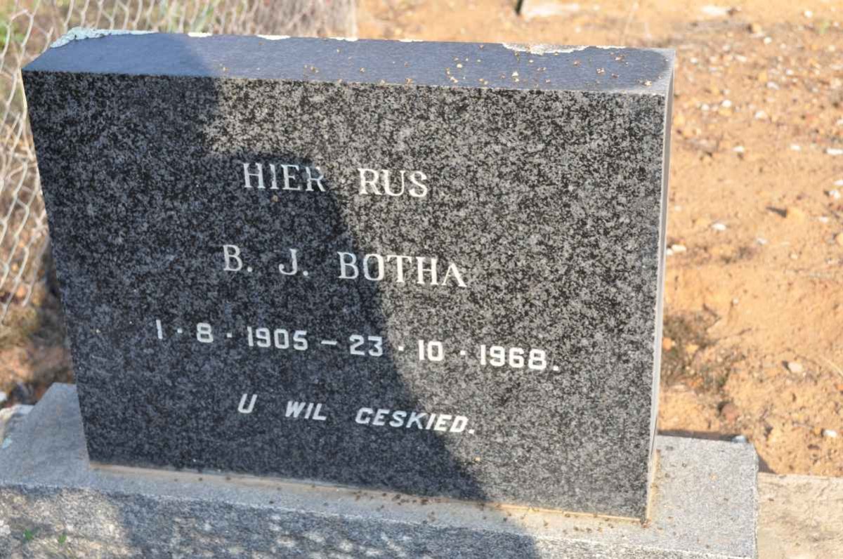 BOTHA B.J. 1905-1968