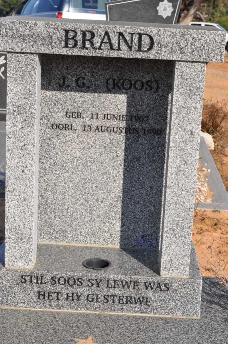BRAND J.G. 1907-1999