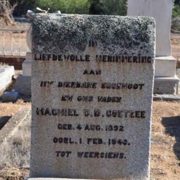 COETZEE Machiel C.D. 1892-1940