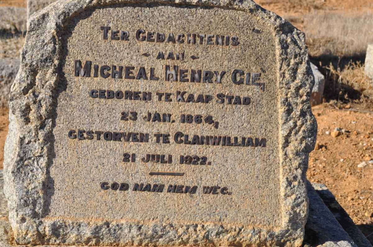 GIE Micheal Henry 1864-1922
