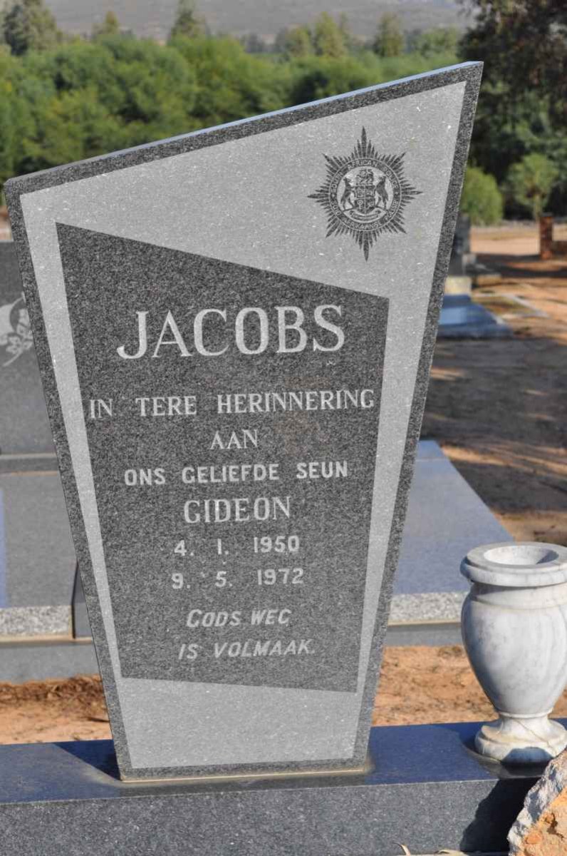 JACOBS Gideon 1950-1972