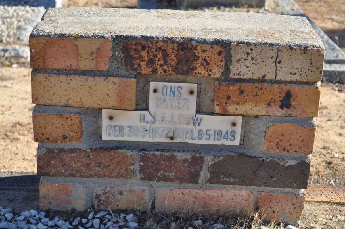 LOUW H.J.A. 1872-1949
