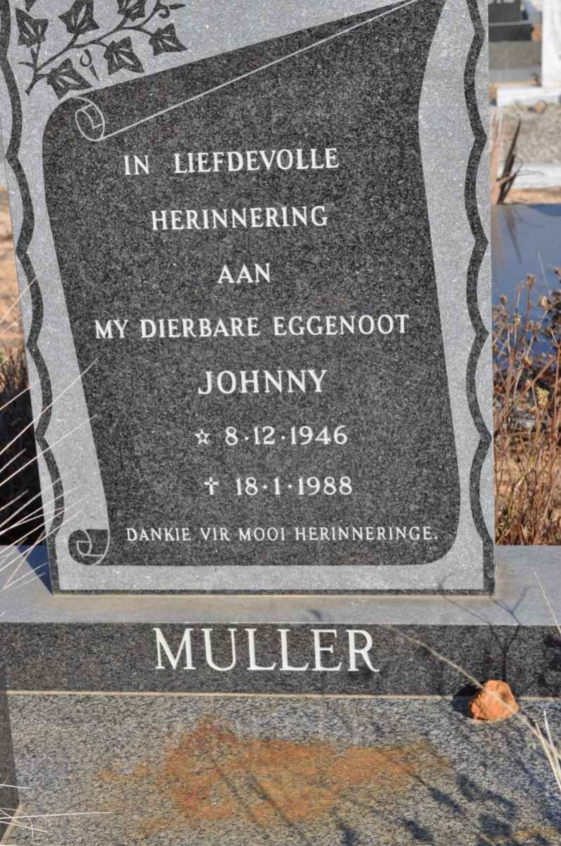 MULLER Johnny 1946-1988