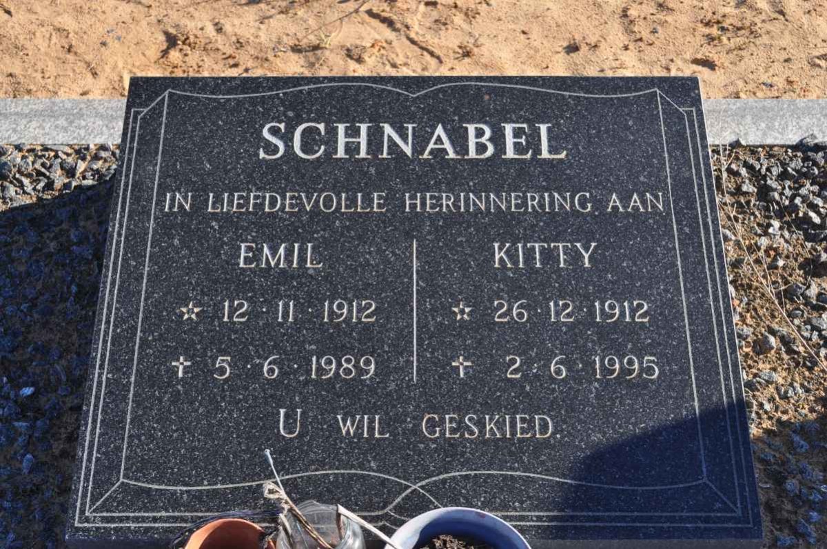 SCHNABEL Emil 1912-1989 &amp; Kitty 1912-1995