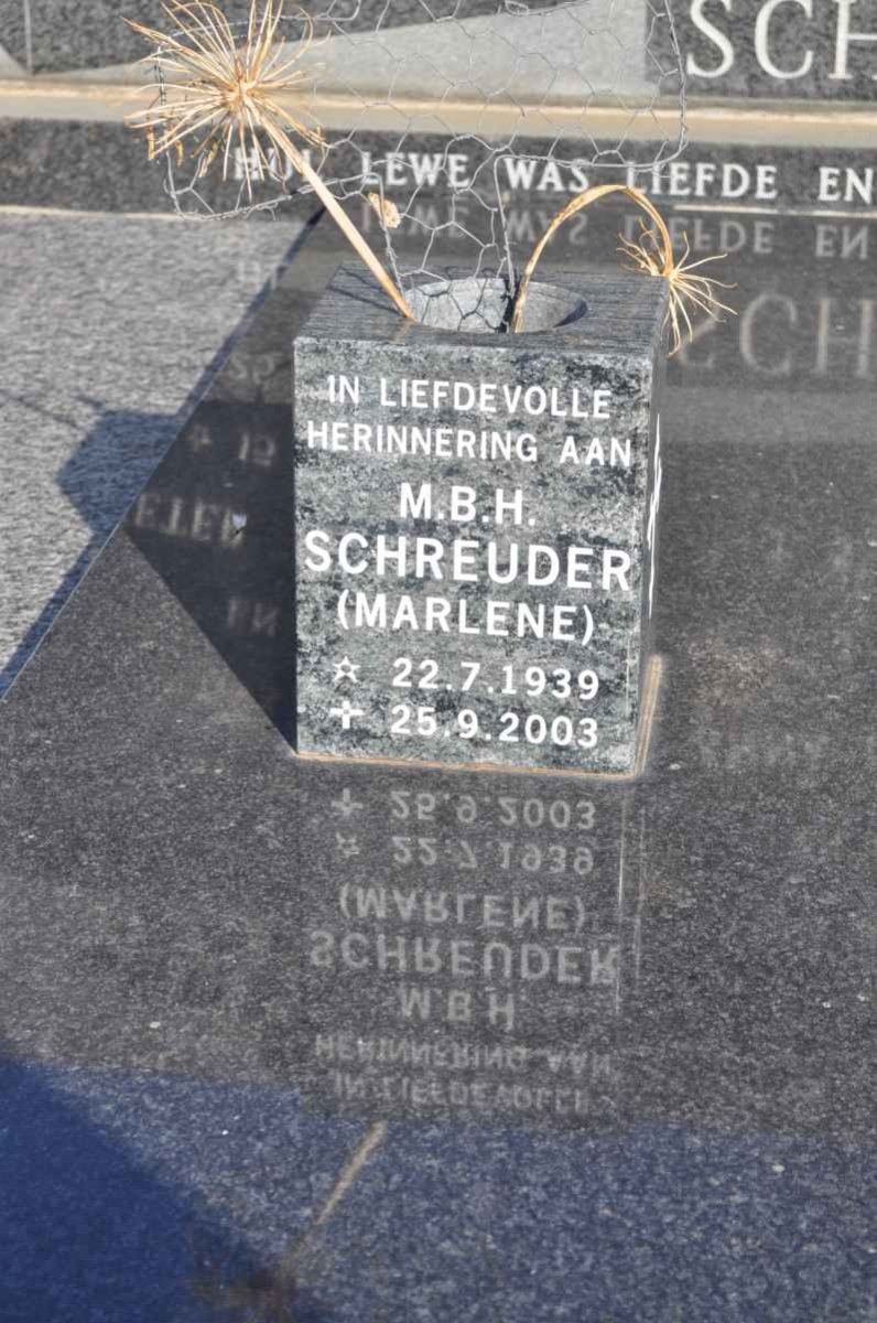 SCHREUDER M.B.H. 1939-2003