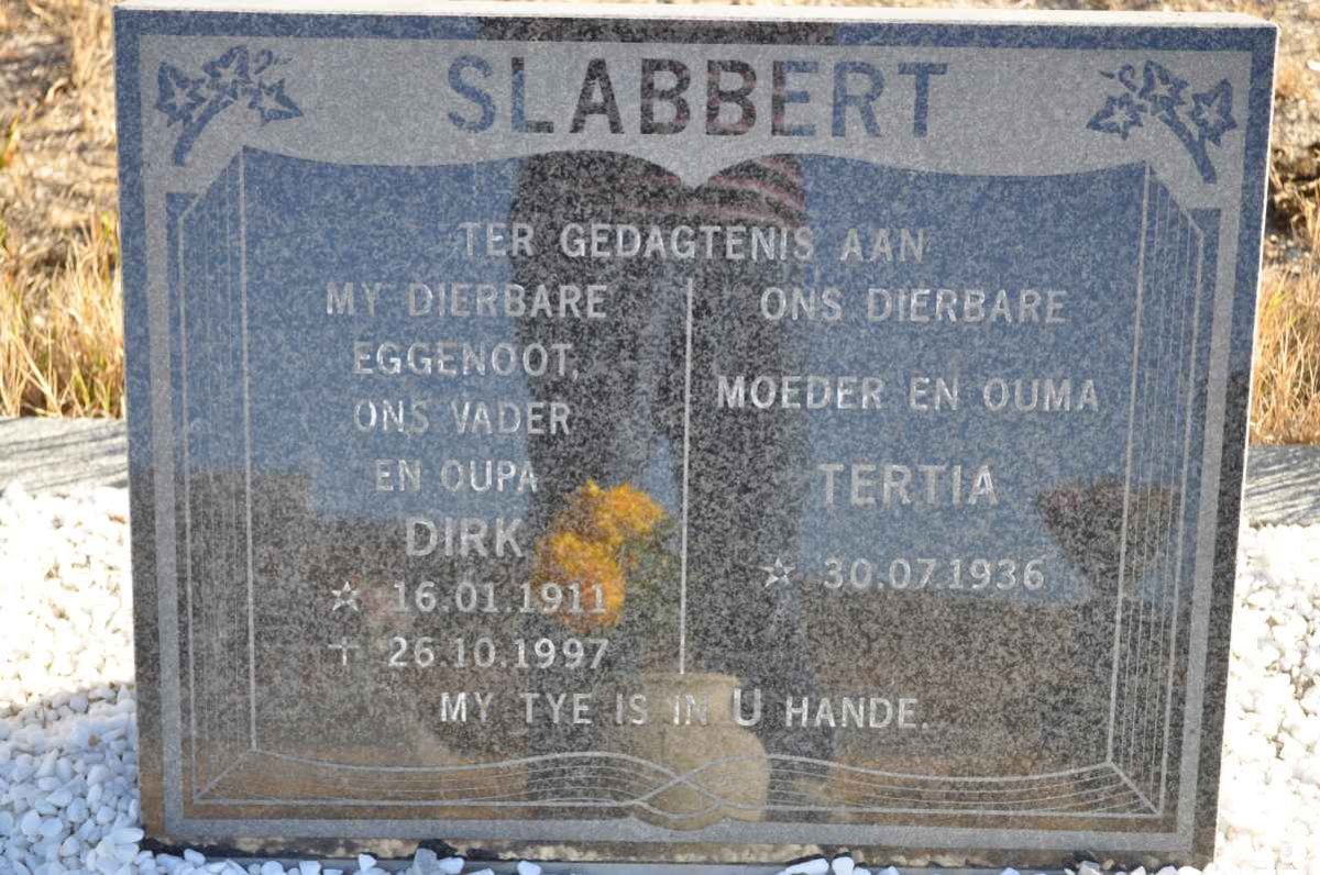 SLABBERT Dirk 1911-1997 &amp; Tertia 1936-
