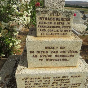 STRASSBERGER Willy 1879-1959