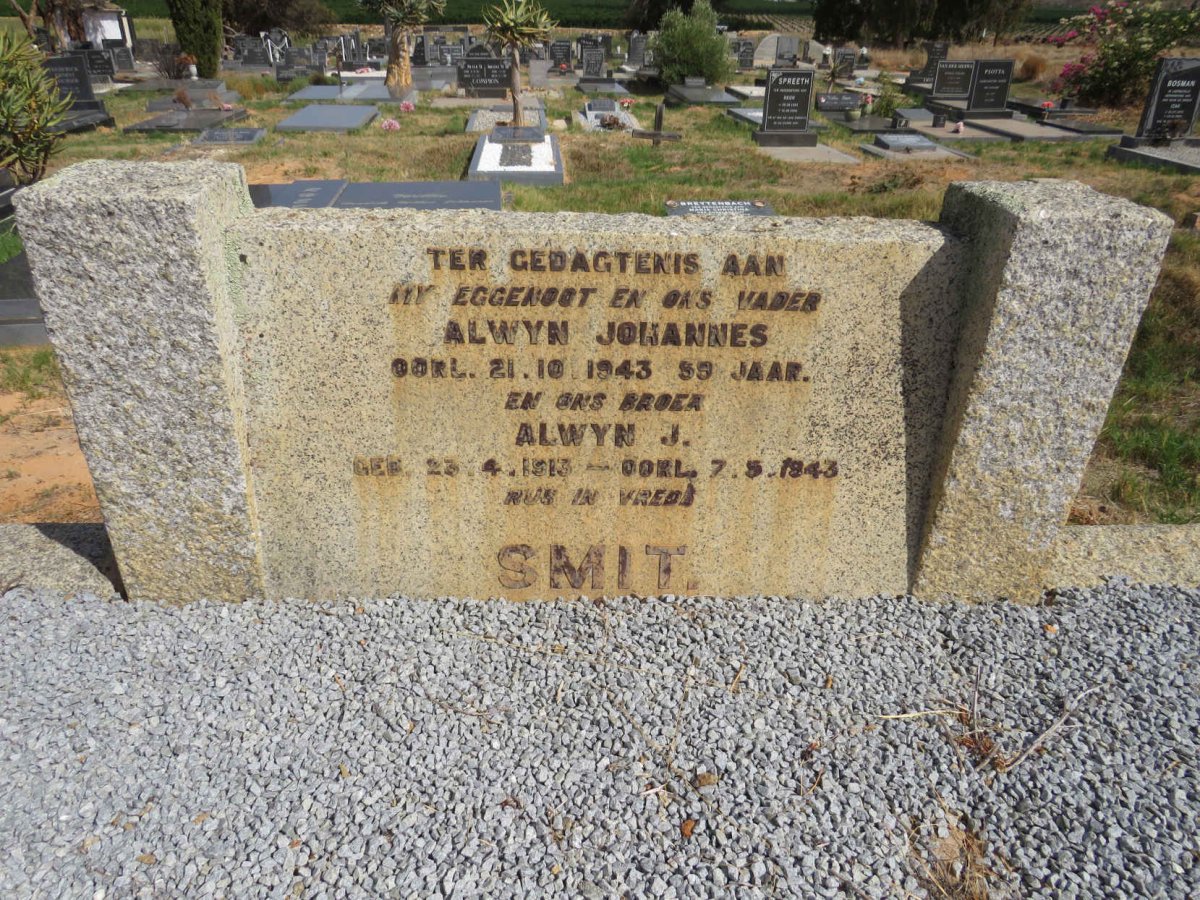SMIT Alwyn Johannes -1943 :: SMIT Alwyn J. 1913-1943