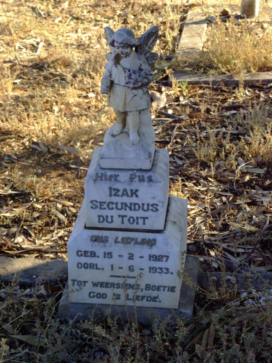 TOIT Izak Secundus, du 1927-1933