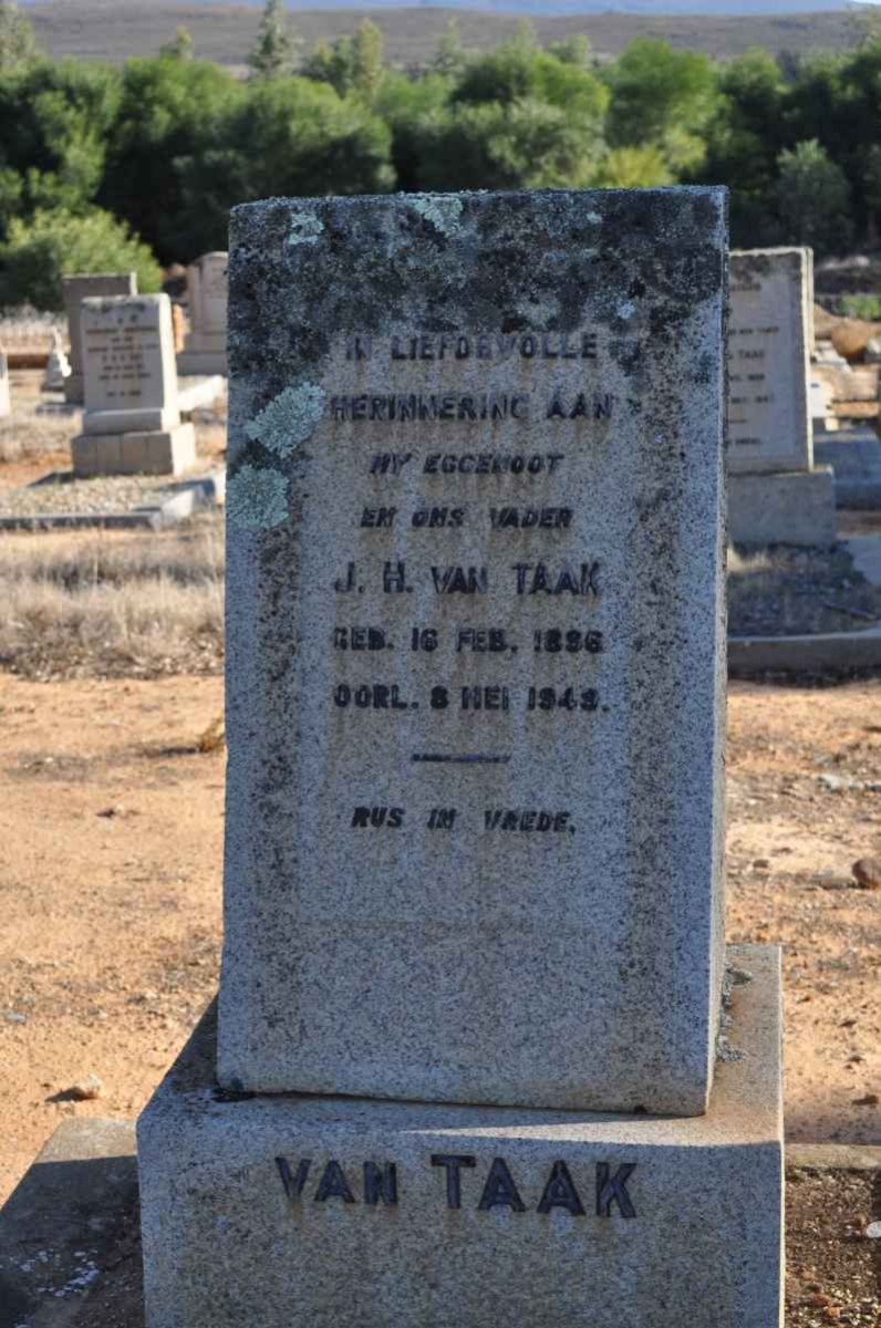 TAAK J.H., van 1896-1949