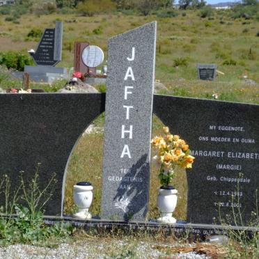 JAFTHA Margaret Elizabeth nee CHIPPENDALE 1953-2001