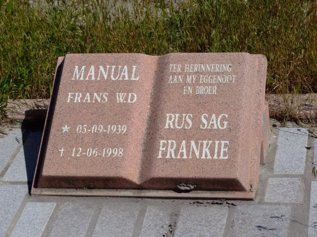MANUAL Frans W.D. 1939-1998