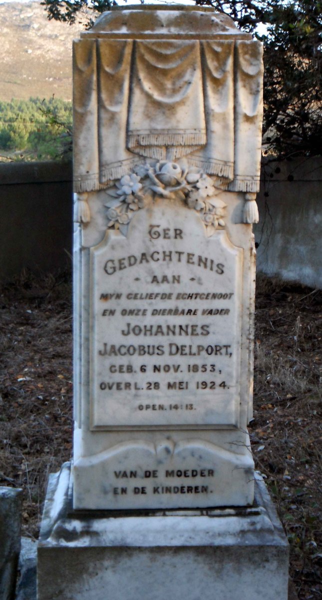 DELPORT Johannes Jacobus 1853-1924