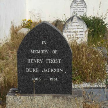 JACKSON Henry Frost Duke 1865-1951