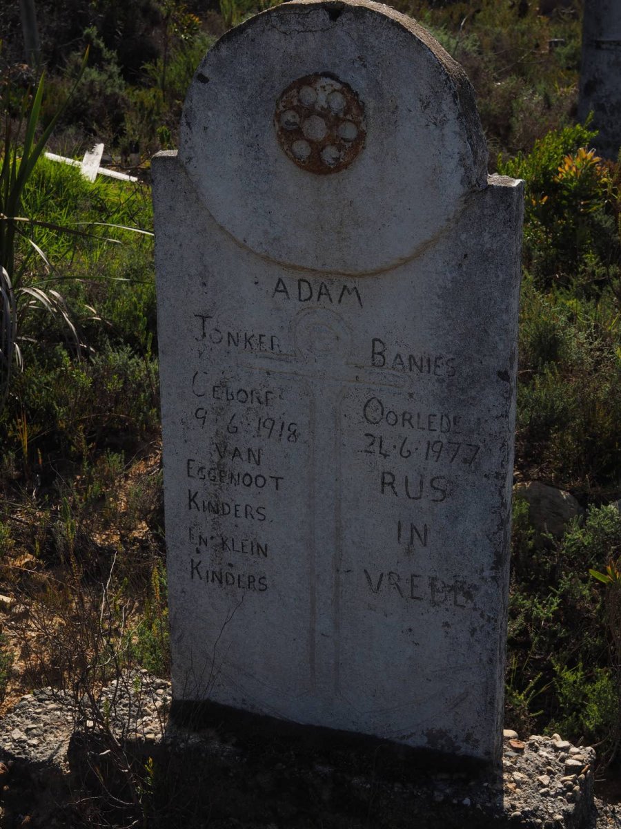 ADAM Jonker Banies 1918-1977