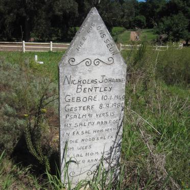 BENTLEY Nicholas Johannes 1940-1984