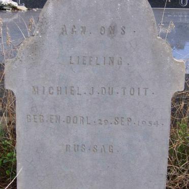 TOIT Michiel J., du 1954-1954