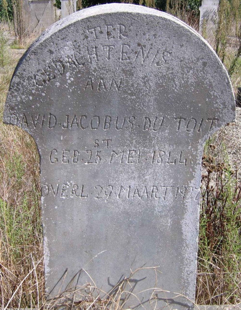 TOIT David Jacobus, du 1844-192?