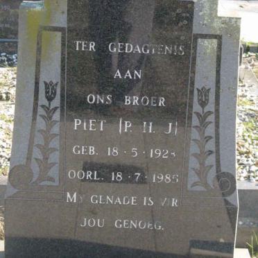 MATTHEE P.H.J. 1923-1985