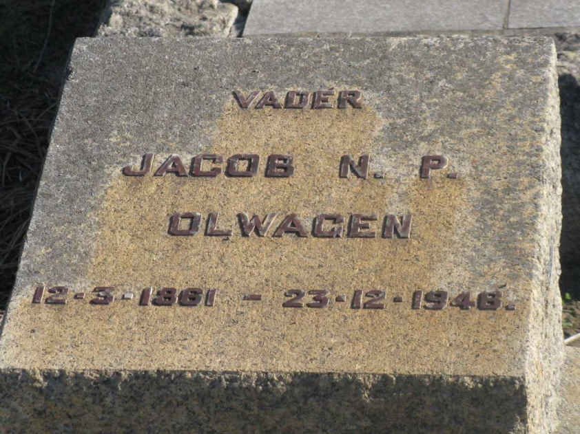 OLWAGEN Jacob N.P. 1861-1946