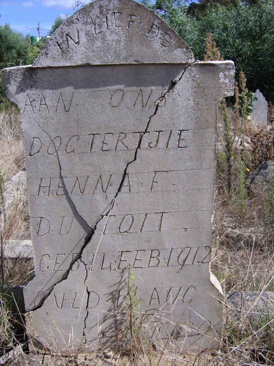 TOIT Henna F., du 1912-1920