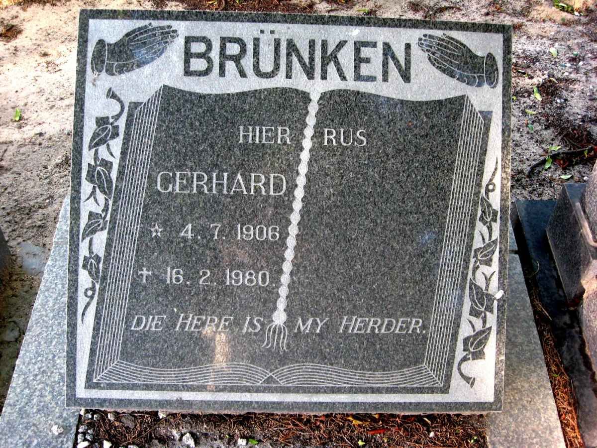 BRÜNKEN Gerhard 1906-1980