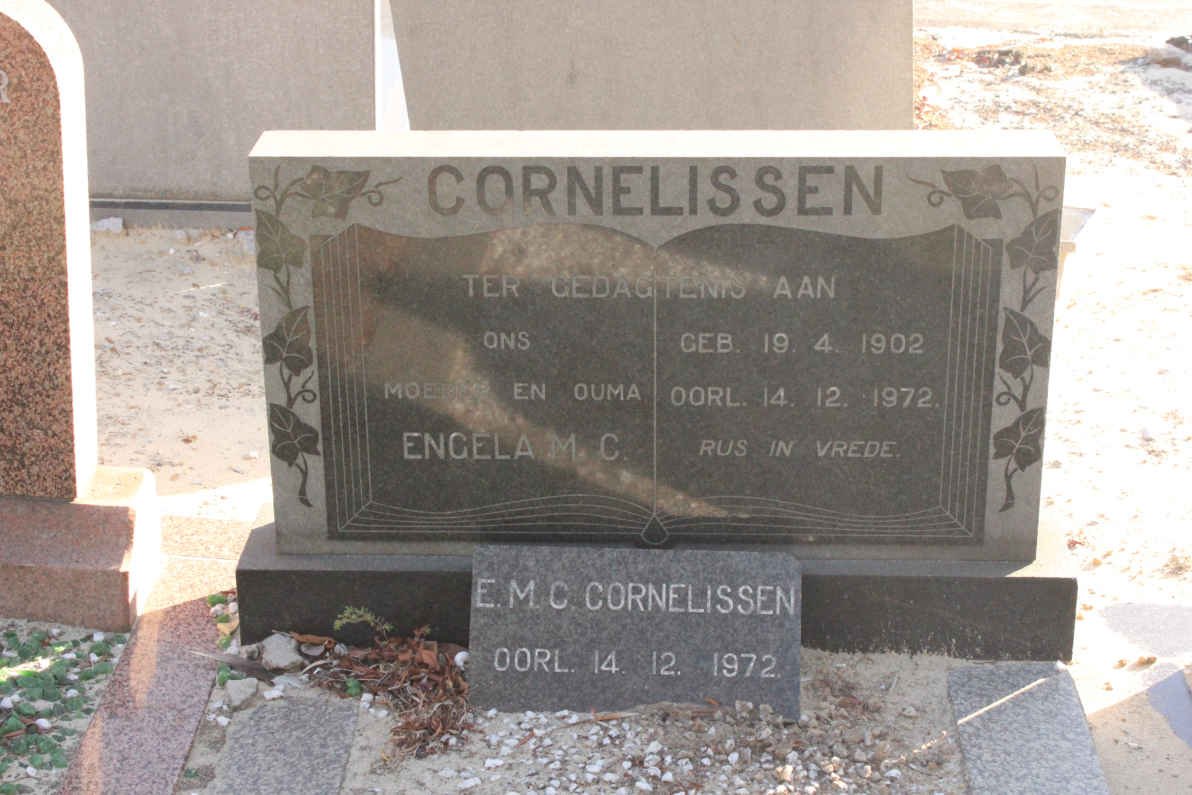 CORNELISSEN Engela M.C. 1902-1972