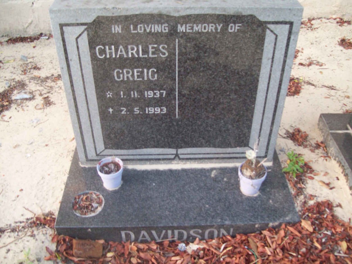 DAVIDSON Charles Greig 1933-1993