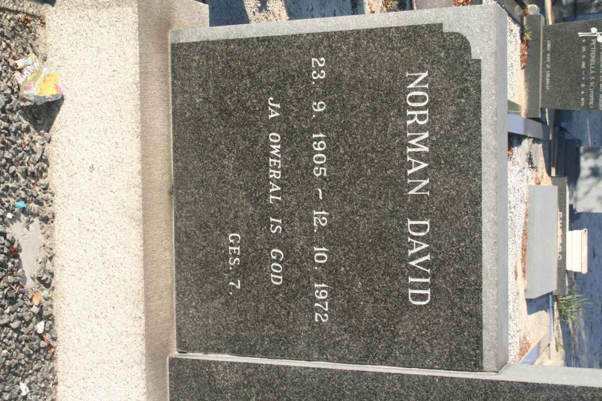 FOX Norman David 1905-1972